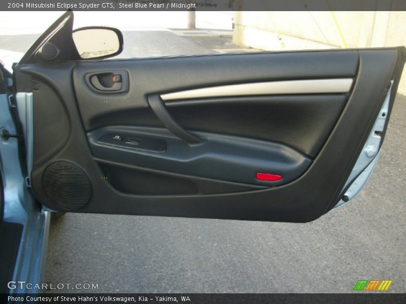 Steel Blue Pearl / Midnight 2004 Mitsubishi Eclipse Spyder GTS