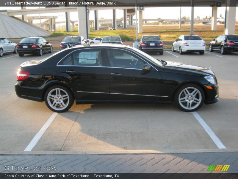Black / Natural Beige/Black 2011 Mercedes-Benz E 350 Sedan