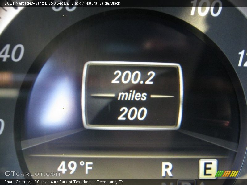 Black / Natural Beige/Black 2011 Mercedes-Benz E 350 Sedan