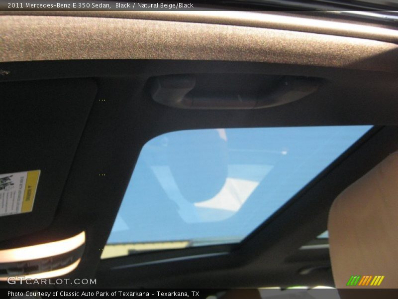 Black / Natural Beige/Black 2011 Mercedes-Benz E 350 Sedan