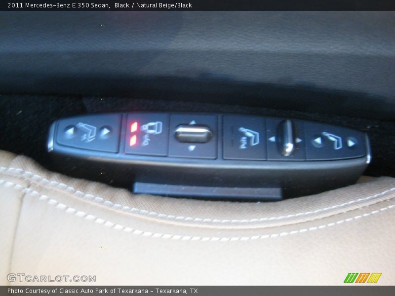 Black / Natural Beige/Black 2011 Mercedes-Benz E 350 Sedan