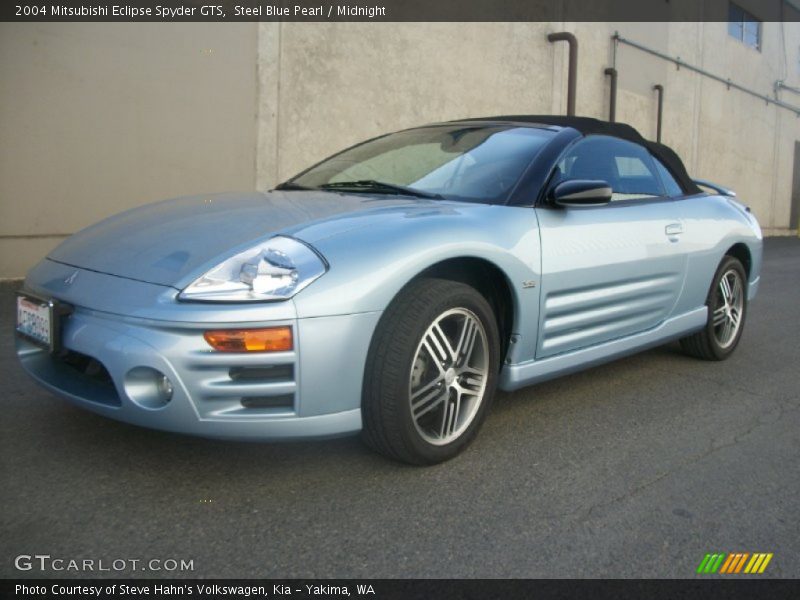 Steel Blue Pearl / Midnight 2004 Mitsubishi Eclipse Spyder GTS