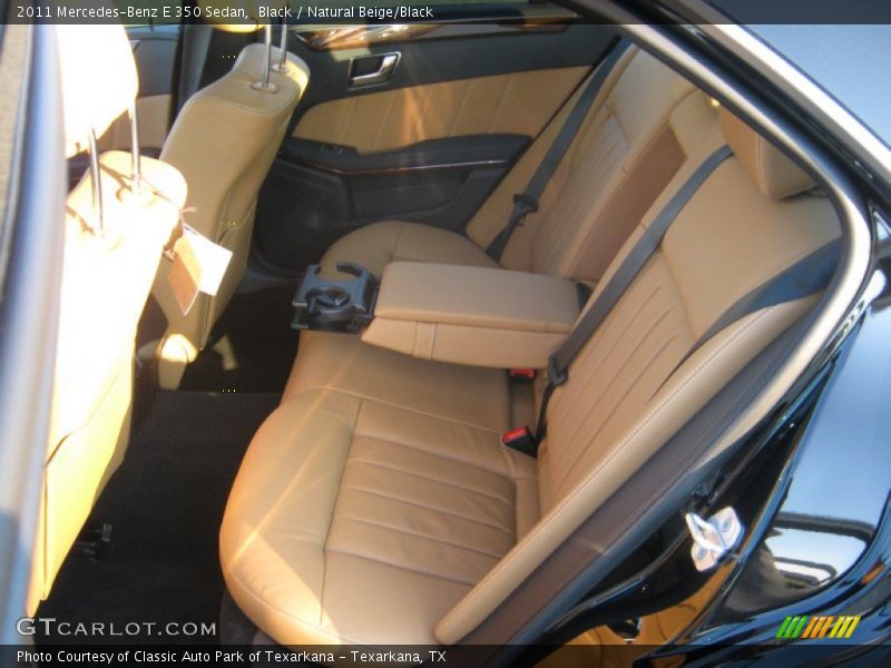 Black / Natural Beige/Black 2011 Mercedes-Benz E 350 Sedan