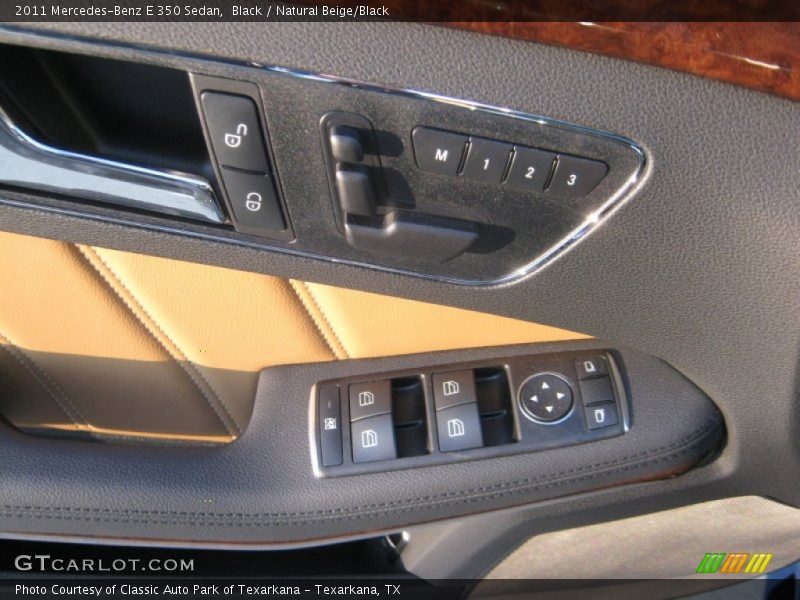 Black / Natural Beige/Black 2011 Mercedes-Benz E 350 Sedan