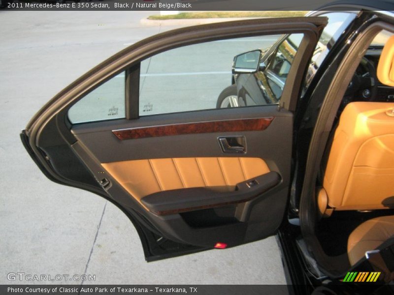 Black / Natural Beige/Black 2011 Mercedes-Benz E 350 Sedan