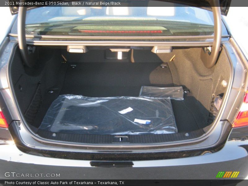 Black / Natural Beige/Black 2011 Mercedes-Benz E 350 Sedan