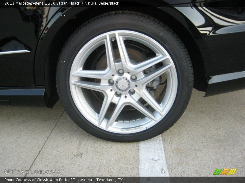 Black / Natural Beige/Black 2011 Mercedes-Benz E 350 Sedan