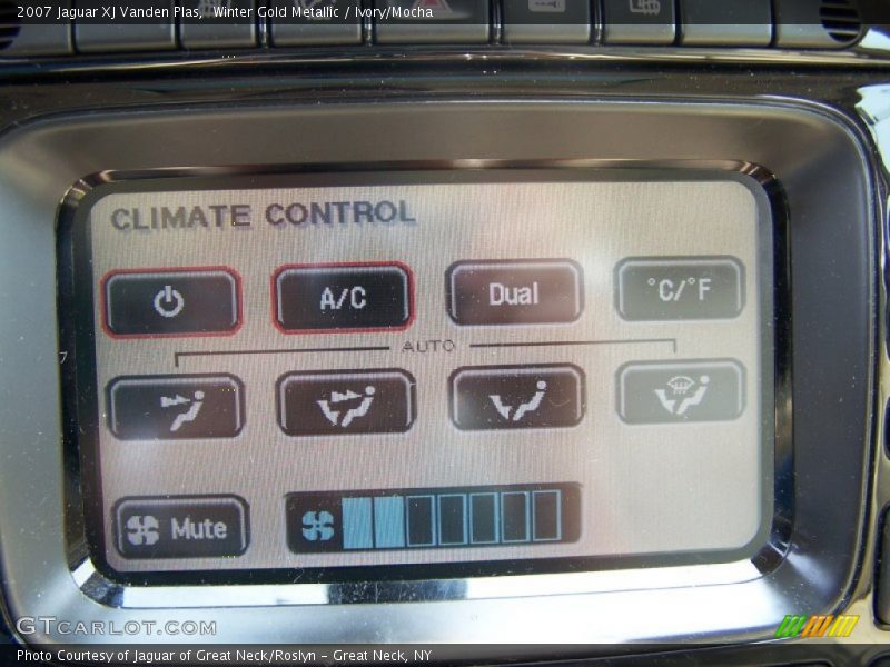 Winter Gold Metallic / Ivory/Mocha 2007 Jaguar XJ Vanden Plas