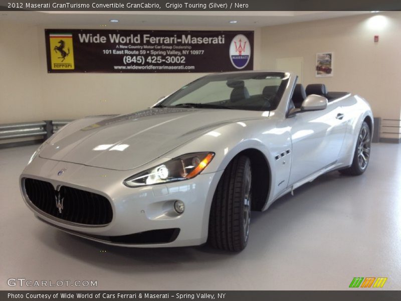 Grigio Touring (Silver) / Nero 2012 Maserati GranTurismo Convertible GranCabrio