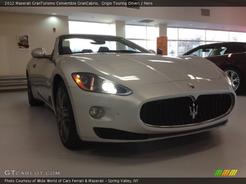 Grigio Touring (Silver) / Nero 2012 Maserati GranTurismo Convertible GranCabrio