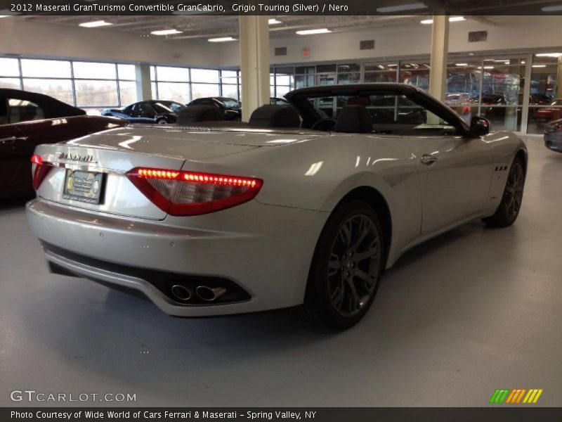 Grigio Touring (Silver) / Nero 2012 Maserati GranTurismo Convertible GranCabrio