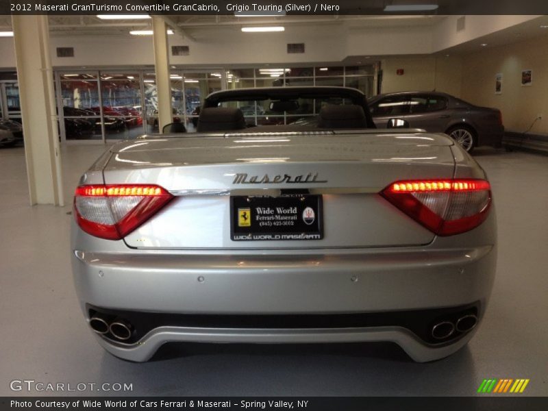 Grigio Touring (Silver) / Nero 2012 Maserati GranTurismo Convertible GranCabrio