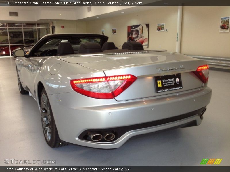Grigio Touring (Silver) / Nero 2012 Maserati GranTurismo Convertible GranCabrio