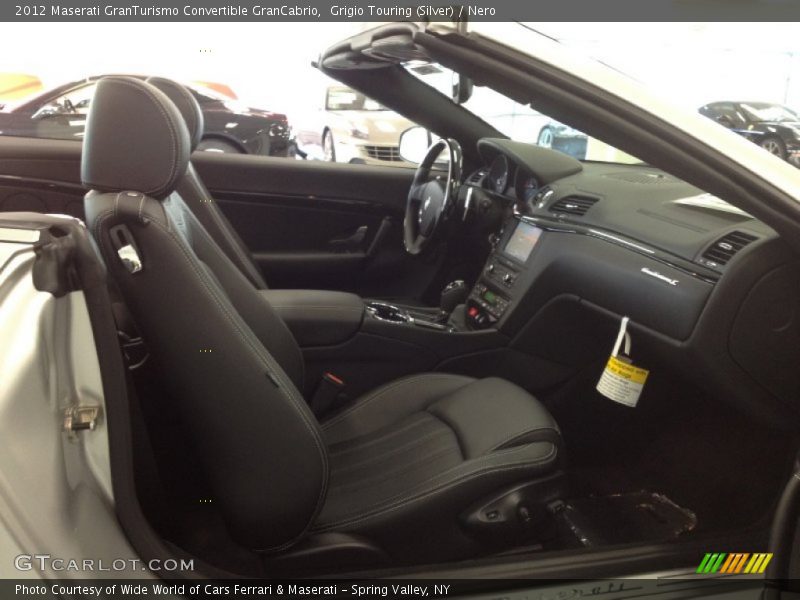 Grigio Touring (Silver) / Nero 2012 Maserati GranTurismo Convertible GranCabrio