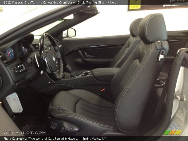 Grigio Touring (Silver) / Nero 2012 Maserati GranTurismo Convertible GranCabrio