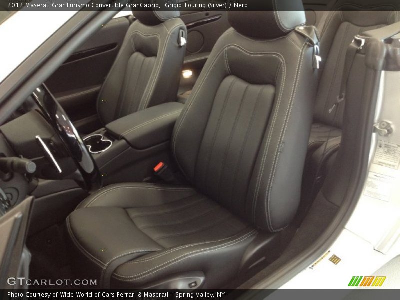 Front Seat of 2012 GranTurismo Convertible GranCabrio