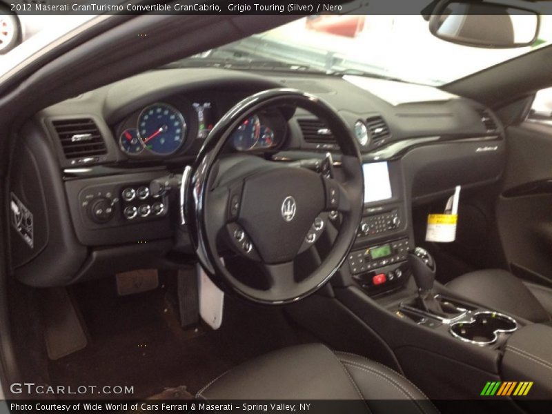 Grigio Touring (Silver) / Nero 2012 Maserati GranTurismo Convertible GranCabrio