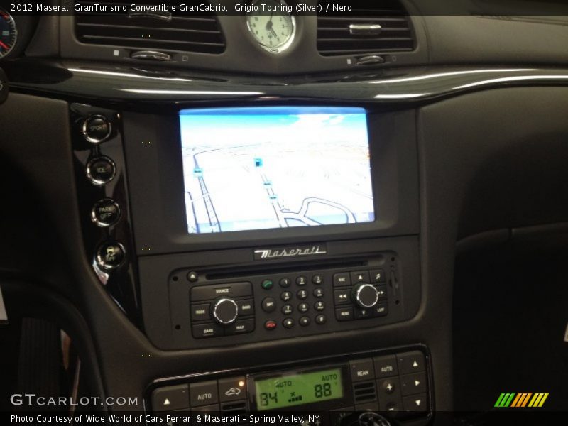 Grigio Touring (Silver) / Nero 2012 Maserati GranTurismo Convertible GranCabrio