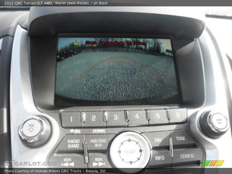 Merlot Jewel Metallic / Jet Black 2012 GMC Terrain SLT AWD