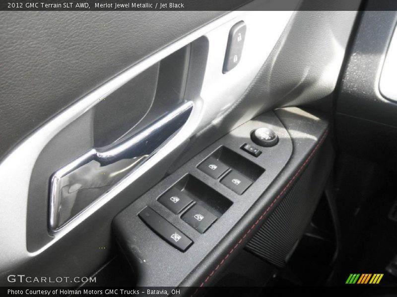 Merlot Jewel Metallic / Jet Black 2012 GMC Terrain SLT AWD