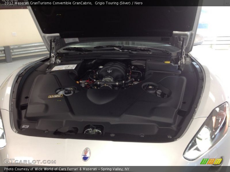 Grigio Touring (Silver) / Nero 2012 Maserati GranTurismo Convertible GranCabrio