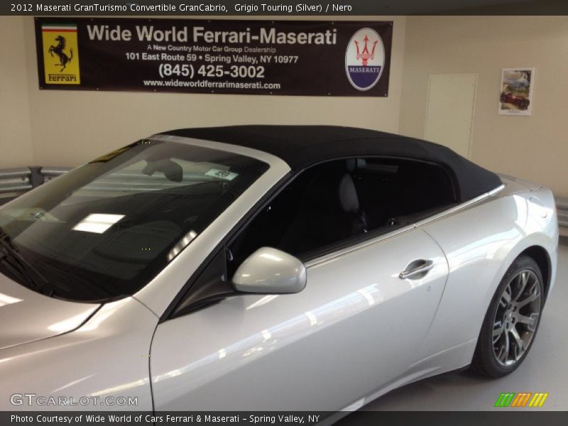 Grigio Touring (Silver) / Nero 2012 Maserati GranTurismo Convertible GranCabrio