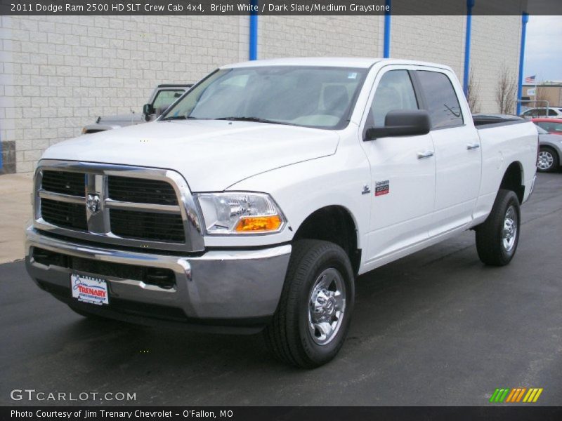 Bright White / Dark Slate/Medium Graystone 2011 Dodge Ram 2500 HD SLT Crew Cab 4x4