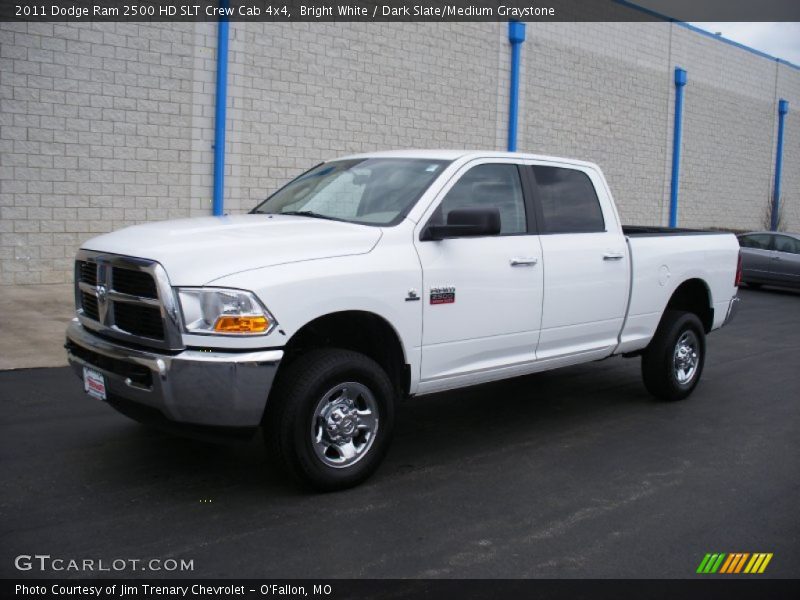 Bright White / Dark Slate/Medium Graystone 2011 Dodge Ram 2500 HD SLT Crew Cab 4x4