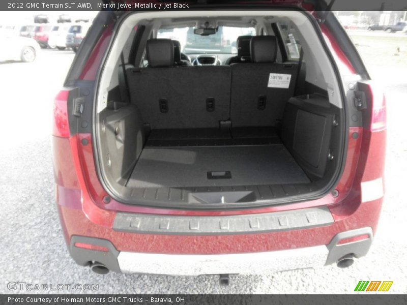Merlot Jewel Metallic / Jet Black 2012 GMC Terrain SLT AWD
