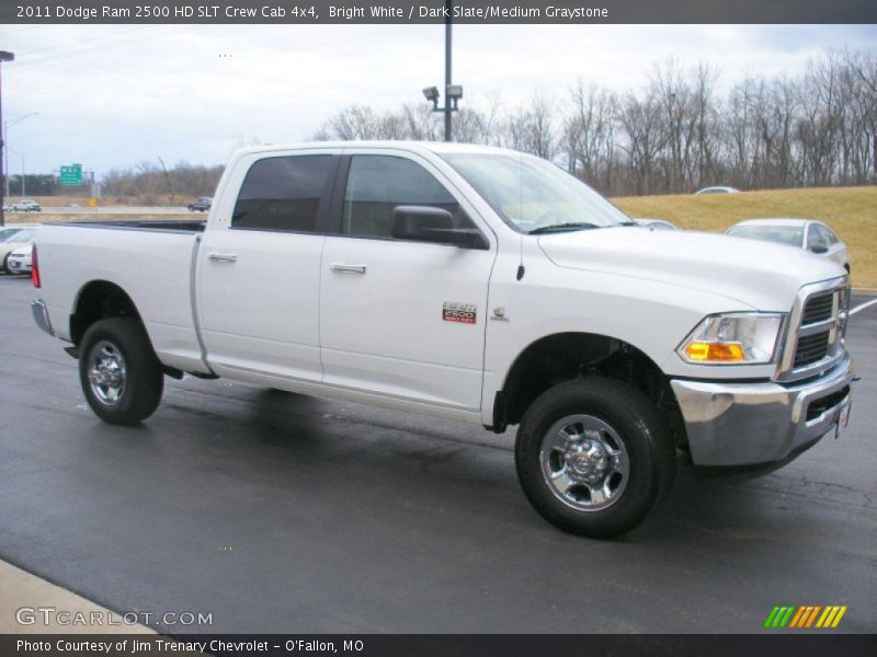 Bright White / Dark Slate/Medium Graystone 2011 Dodge Ram 2500 HD SLT Crew Cab 4x4