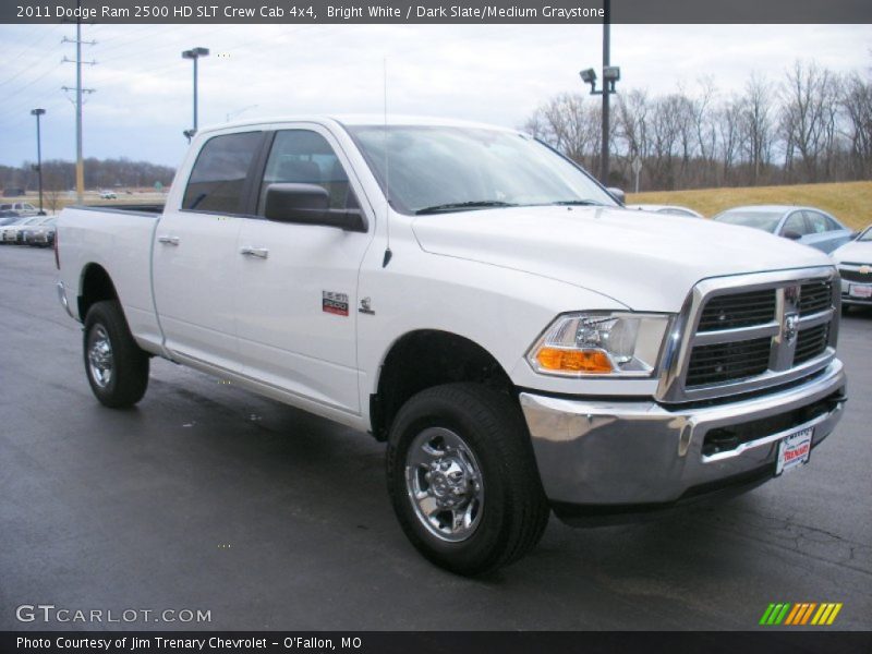 Bright White / Dark Slate/Medium Graystone 2011 Dodge Ram 2500 HD SLT Crew Cab 4x4