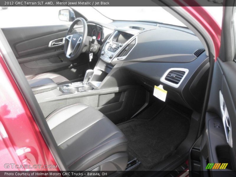 Merlot Jewel Metallic / Jet Black 2012 GMC Terrain SLT AWD