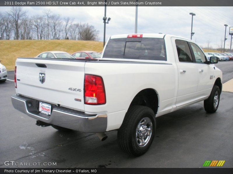 Bright White / Dark Slate/Medium Graystone 2011 Dodge Ram 2500 HD SLT Crew Cab 4x4