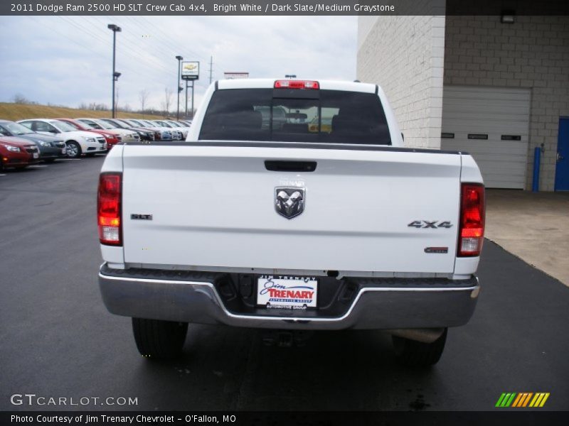 Bright White / Dark Slate/Medium Graystone 2011 Dodge Ram 2500 HD SLT Crew Cab 4x4
