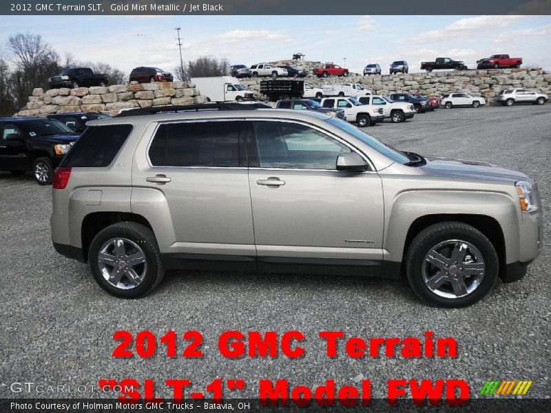 Gold Mist Metallic / Jet Black 2012 GMC Terrain SLT