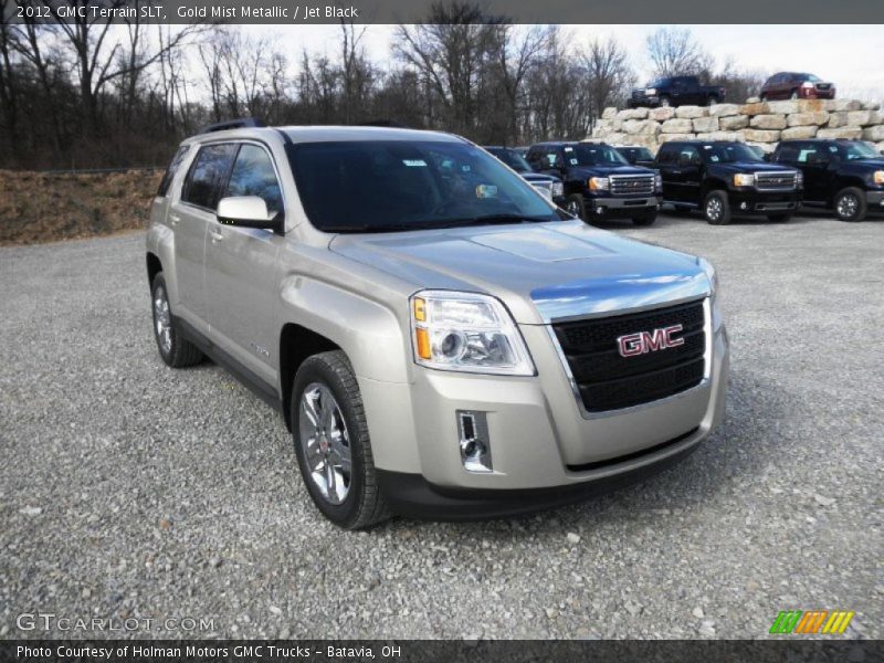 Gold Mist Metallic / Jet Black 2012 GMC Terrain SLT