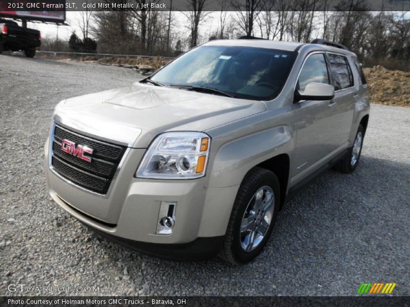 Gold Mist Metallic / Jet Black 2012 GMC Terrain SLT