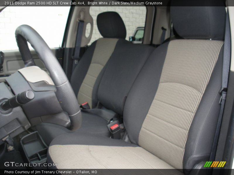 Bright White / Dark Slate/Medium Graystone 2011 Dodge Ram 2500 HD SLT Crew Cab 4x4
