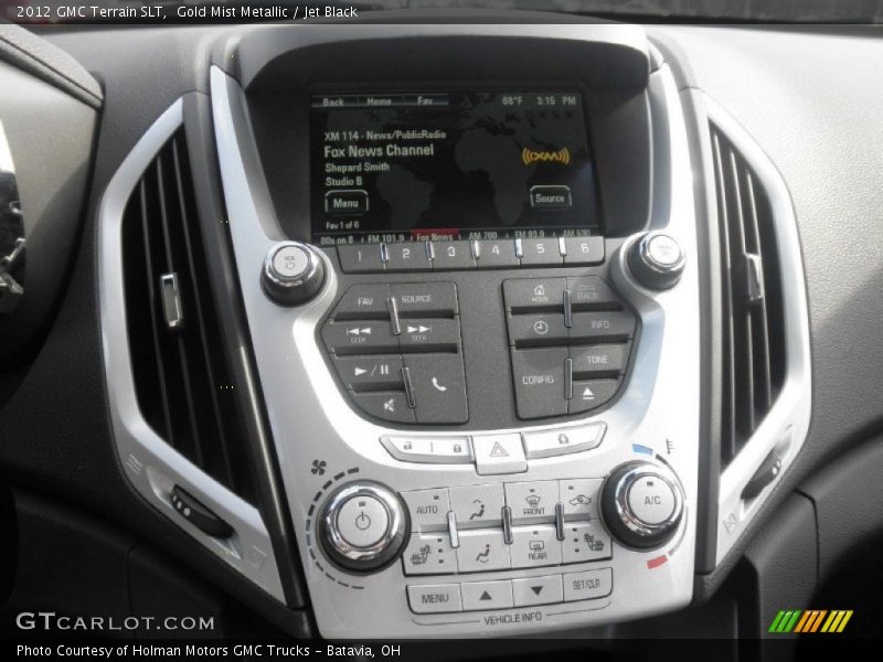 Gold Mist Metallic / Jet Black 2012 GMC Terrain SLT