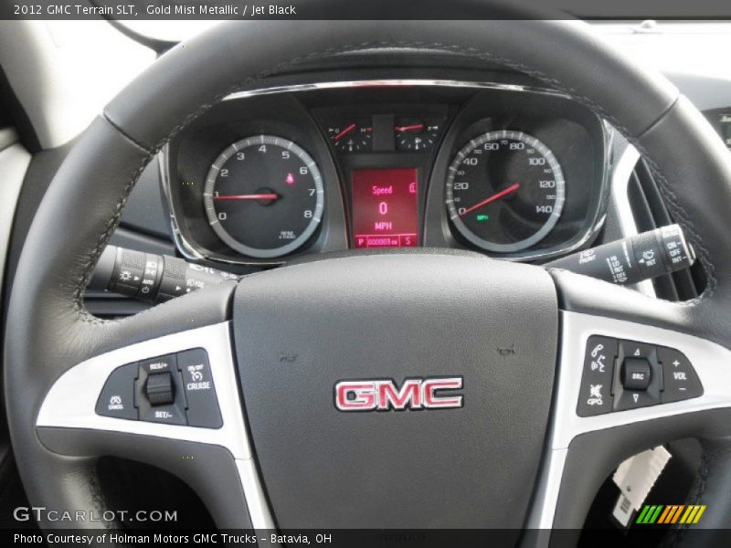 Gold Mist Metallic / Jet Black 2012 GMC Terrain SLT