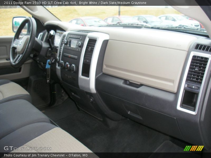 Bright White / Dark Slate/Medium Graystone 2011 Dodge Ram 2500 HD SLT Crew Cab 4x4