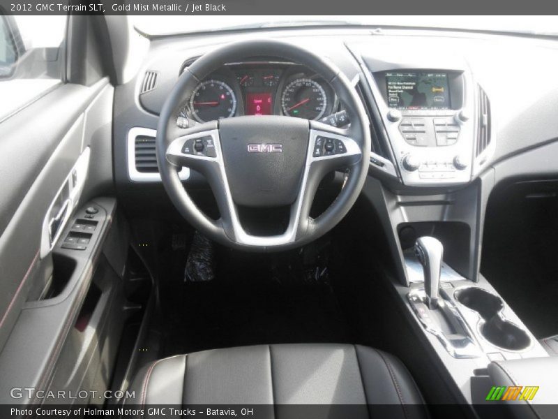 Gold Mist Metallic / Jet Black 2012 GMC Terrain SLT