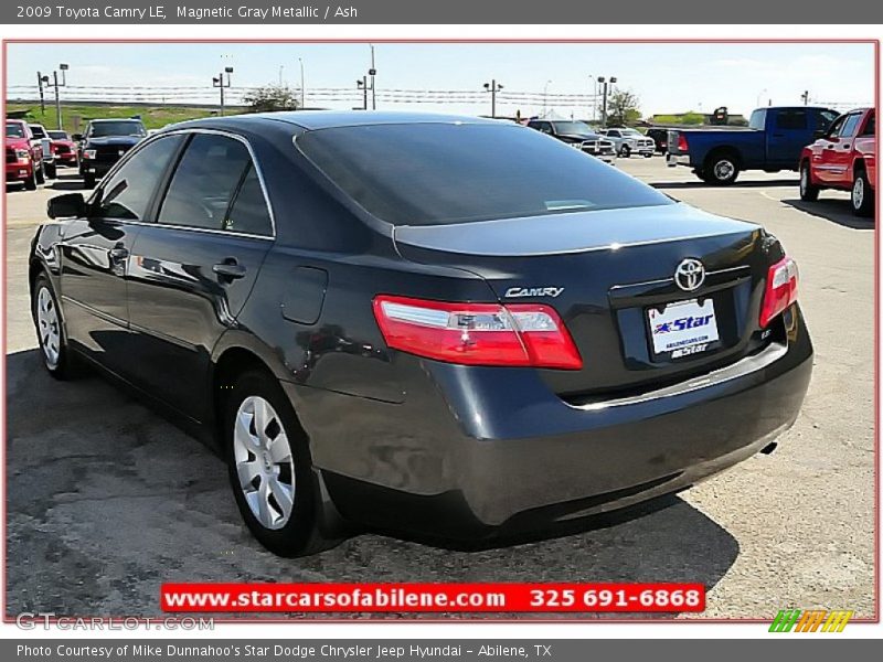 Magnetic Gray Metallic / Ash 2009 Toyota Camry LE