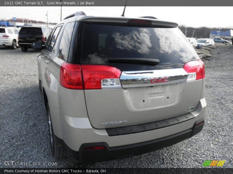 Gold Mist Metallic / Jet Black 2012 GMC Terrain SLT