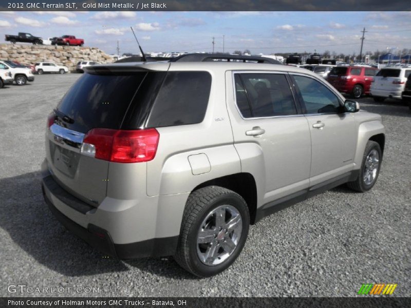 Gold Mist Metallic / Jet Black 2012 GMC Terrain SLT