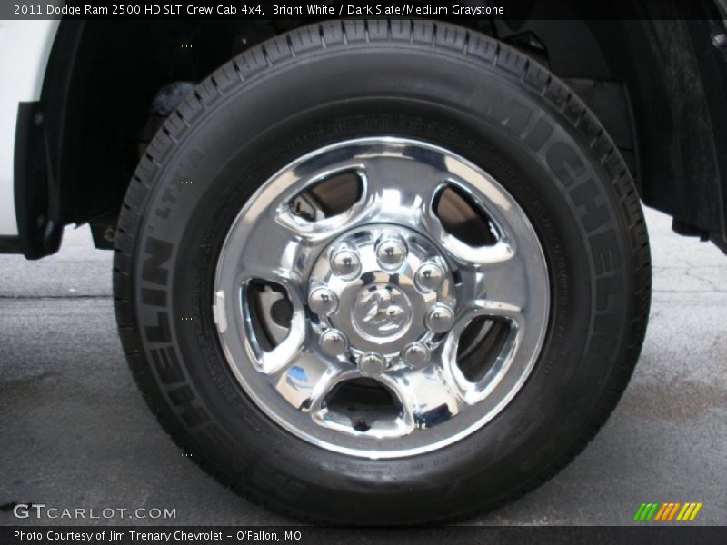 Bright White / Dark Slate/Medium Graystone 2011 Dodge Ram 2500 HD SLT Crew Cab 4x4
