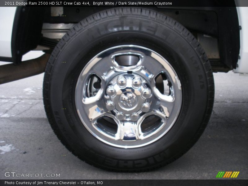 Bright White / Dark Slate/Medium Graystone 2011 Dodge Ram 2500 HD SLT Crew Cab 4x4