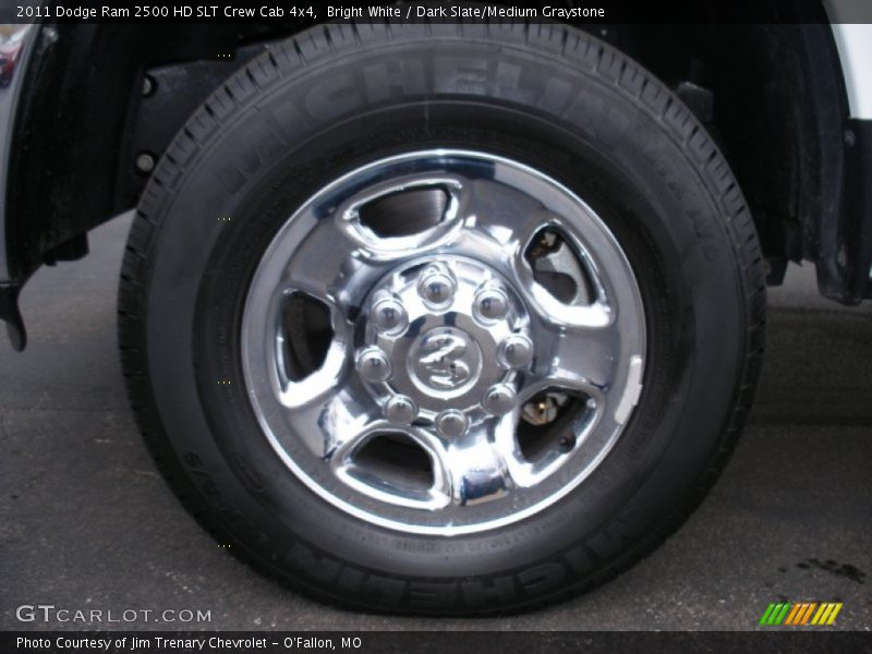 Bright White / Dark Slate/Medium Graystone 2011 Dodge Ram 2500 HD SLT Crew Cab 4x4