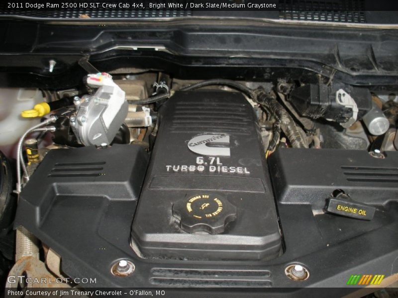 Bright White / Dark Slate/Medium Graystone 2011 Dodge Ram 2500 HD SLT Crew Cab 4x4