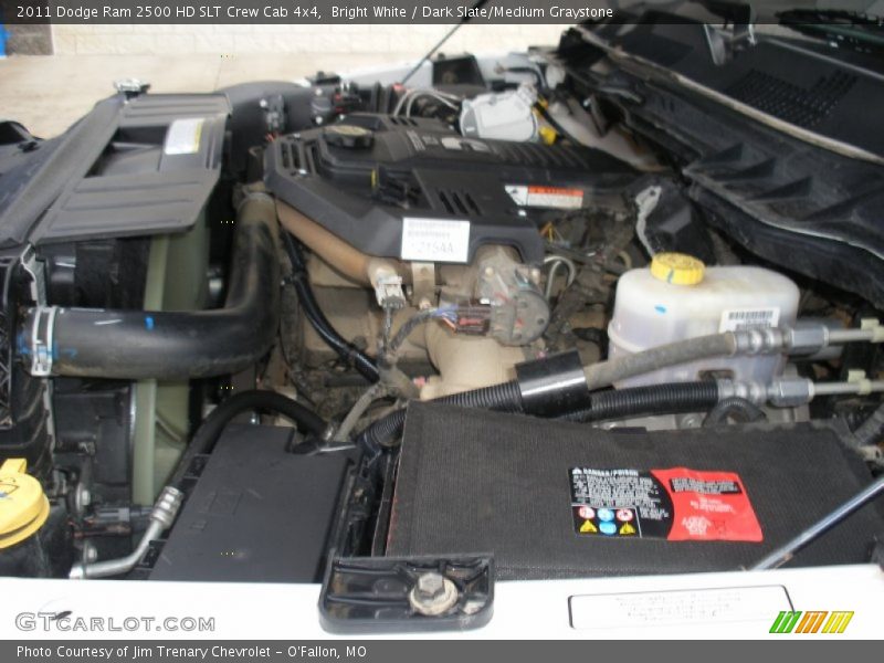 Bright White / Dark Slate/Medium Graystone 2011 Dodge Ram 2500 HD SLT Crew Cab 4x4